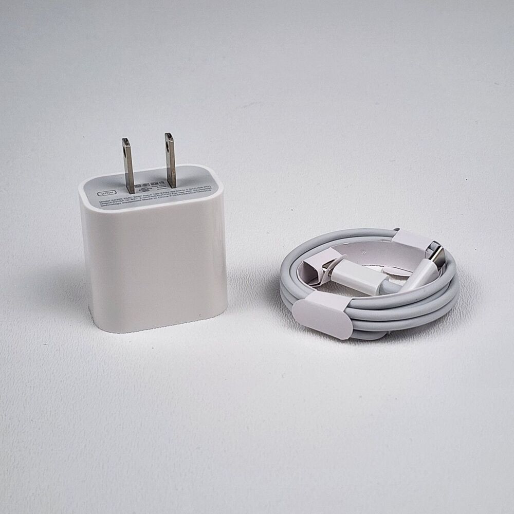 20W USB-C Wall Charger + USB-C to USB-C Cable 3ft – Generic - Fast Charging